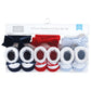 Hudson Baby Baby Girls' Headband And Socks Giftset, Dark Red Blue, One Size