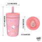 Zak Designs Dreamworks Gabby'S Dollhouse Kelso Toddler Cups For Travel Or At Home, 12Oz Vacuum Insulated Stainless Steel Sippy C
