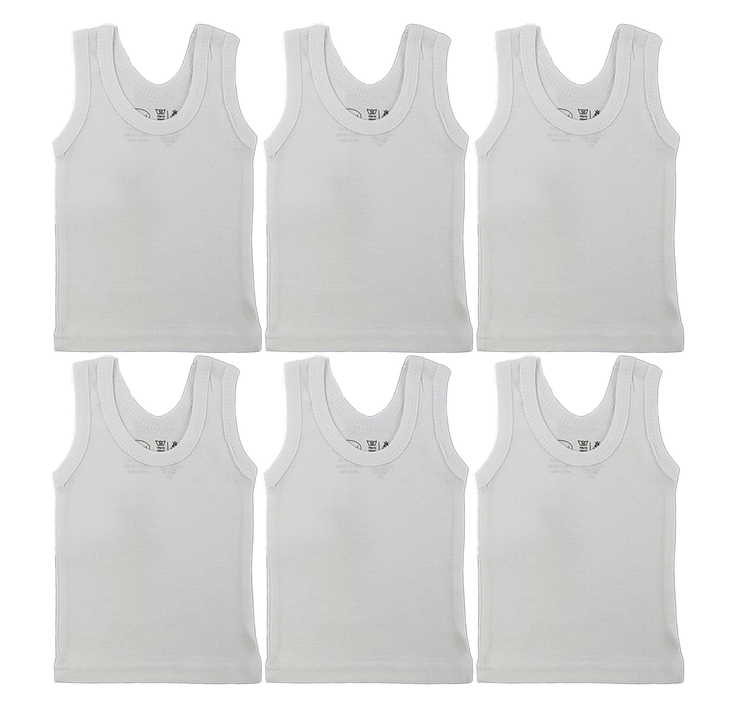 Baby Tank Tops Boys, Girls, Unisex Sleeveless 100% Cotton Shirts For 0-24 Months WBBAPB087CL6NXS