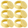 HappyAlley 6 Pack Nipple Rings Compatible with Medela Baby 5oz & 8oz Plastic & Glass Bottles, Collar Rings Compatible with Medel
