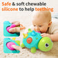 GeeKiPrime Baby Musical Crawling Toys 6 to 12 Months, Infant Turtle Light Up Toy for Teething Fine Motor Sleep Aid, Baby 7 8 9 1