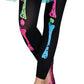 Fun World Funky Punky Bones Costume, Large 12-14, Multicolor