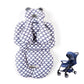 Natudeco Children Head Body Support Cushion Removable Infant Stroller Cushion Mat Breathable Child Car Seat Liner Replacement Fo