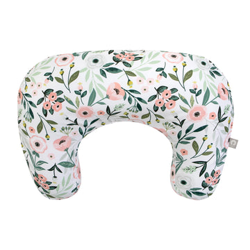 Boppy Nursing Pillow, Pink Garden Flowers, Larger, More Supportive For Breastfeeding And Bottle Feeding, Firmer Fill, Higher Lif