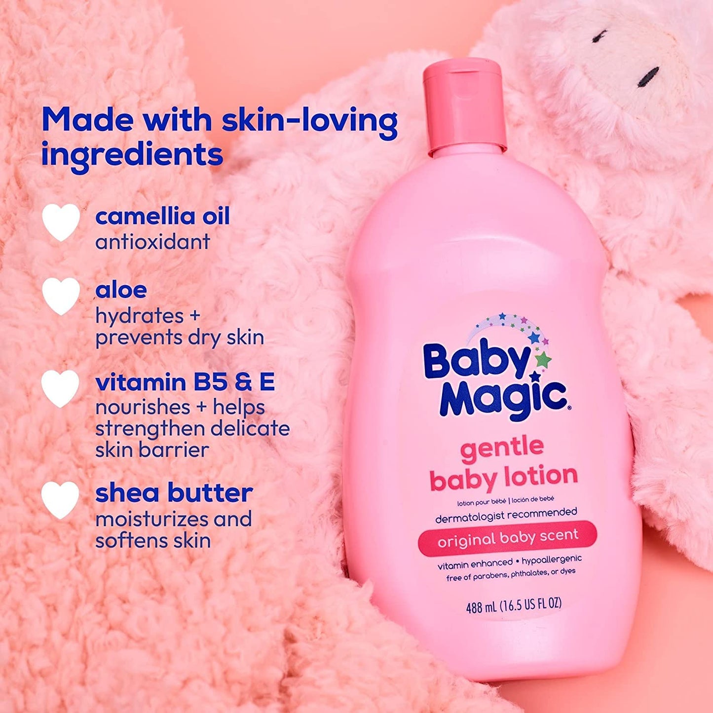 Baby Magic Baby Lotion Gentle 16.5 Ounce Baby Scent (488Ml) (3 Pack)