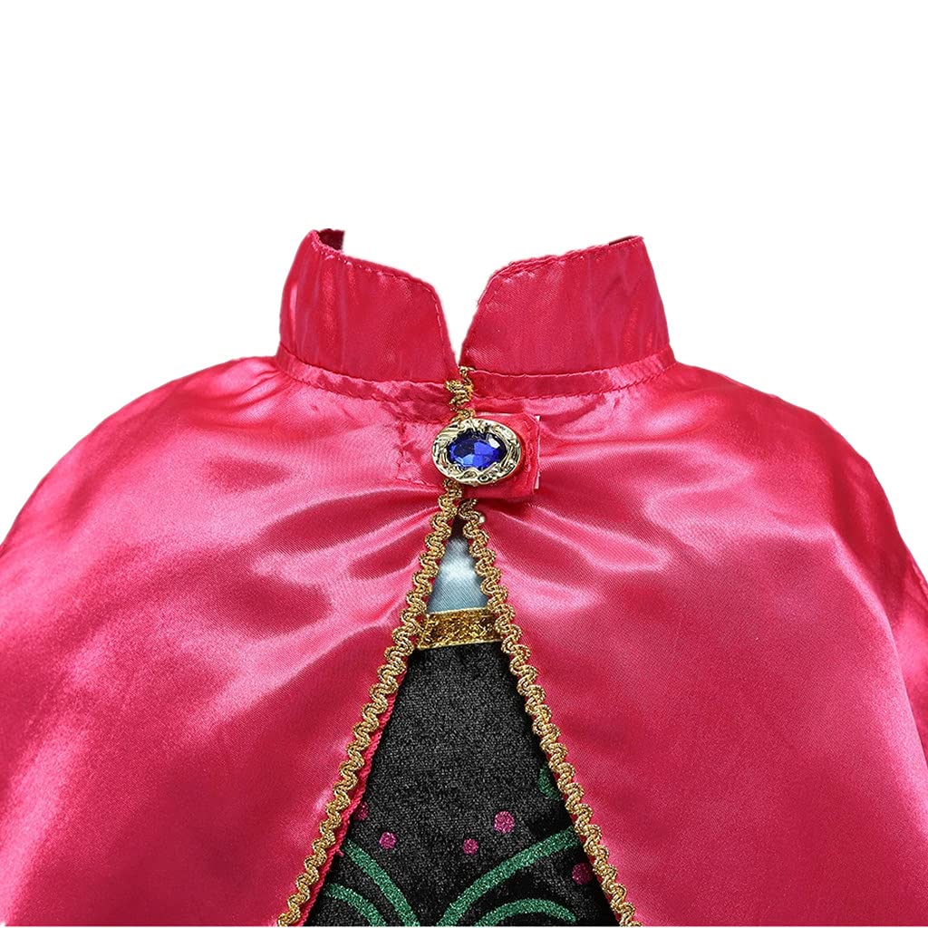 Dreamhigh Halloween Princess Costume Girl'S Dress With Cape Size 7-8 Years