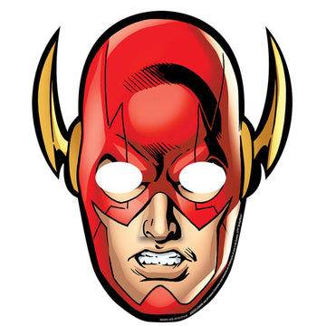 Paper Masks Justice League, Party Favor, 8 Ct. 8 3/5' X 9 7/10'