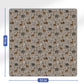 Baby Splat Mat For Under High Chair, 51 X 51 Inch Splash Mat, Waterproof And Washable Spill Mat, Anti-Slip Floor Protector, Elep