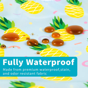 3 Pcs Waterproof Baby Bibs | Long Sleeves Weaning Smock Bib With Food Catcher Pocket For Toddler Eating | Baby Led Weaning | Ful