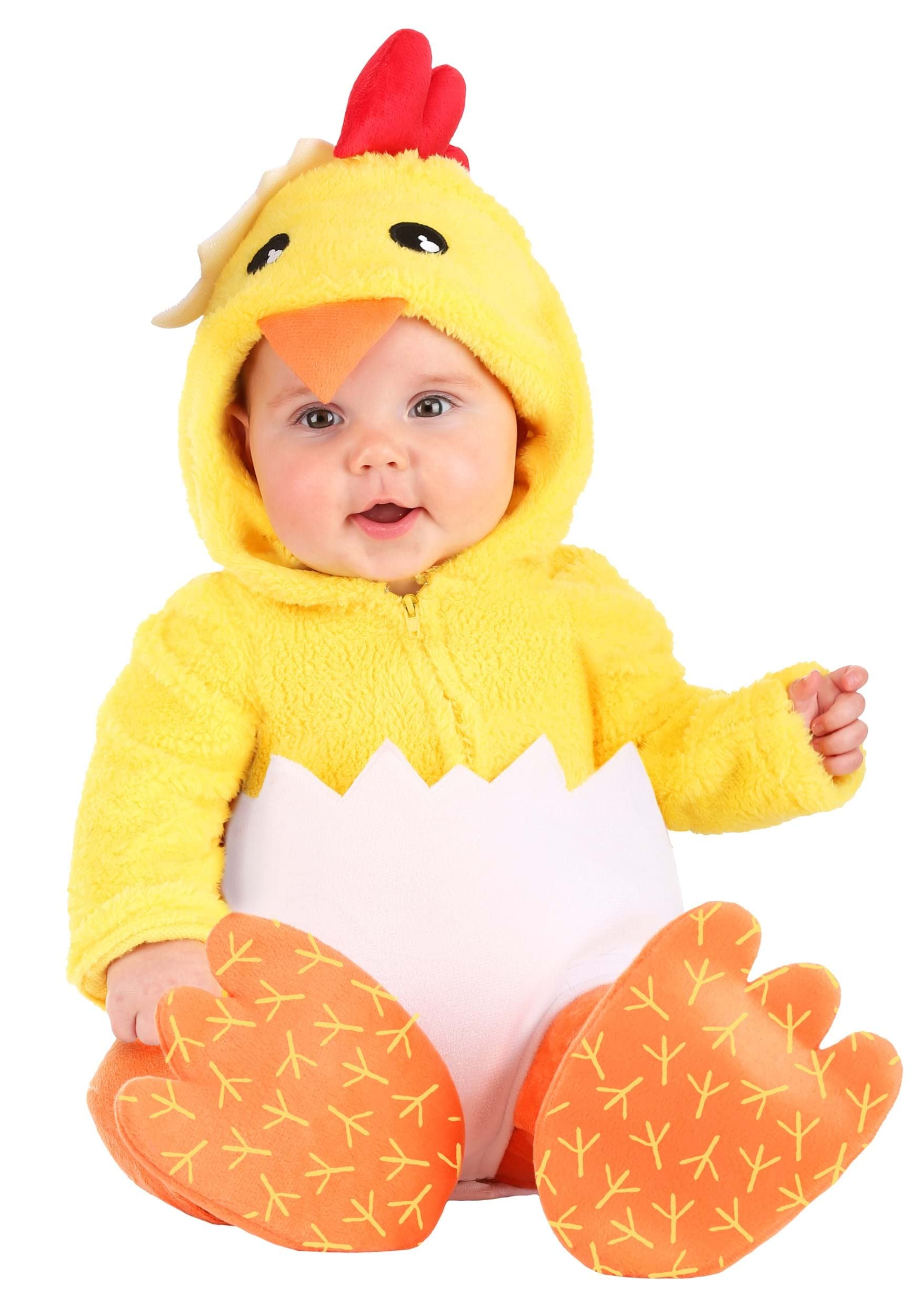 Fun Costumes Adorable Infant Hatching Chicken Costume - Ultimate Comfort & Egg-Ceptional Detailing 6/9 Months