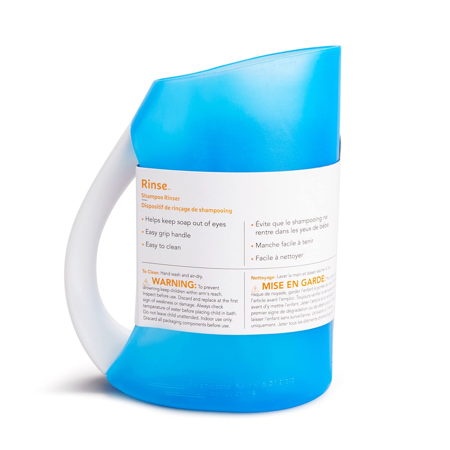 Munchkin? Rinseshampoo Bath Rinser Cup, Ultra Soft And Flexible Rim, Babies, Toddlers And Kids, Blue
