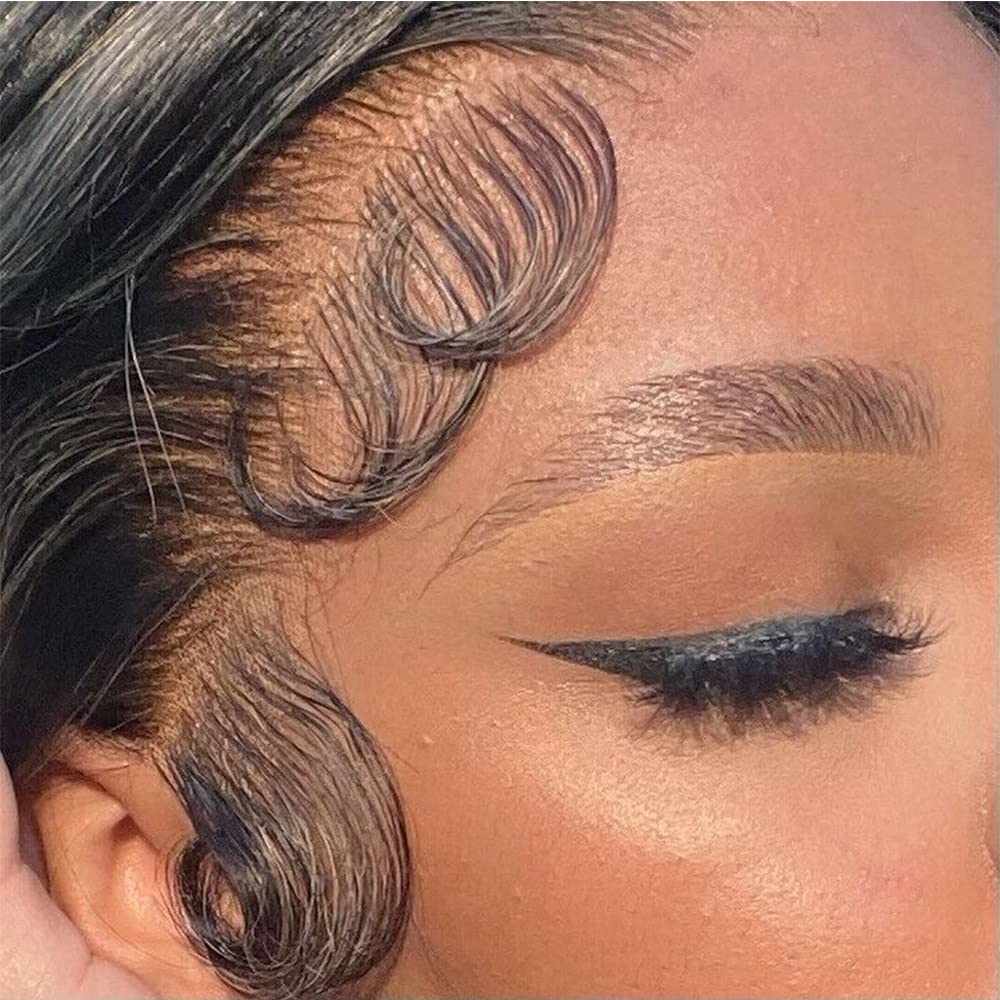 Young Beauty Hd Lace Baby Hair Stripes 4 Pcs Human Hair Baby Hair Edge Reusable More Natural For Women Swiss Lace Hairline Baby