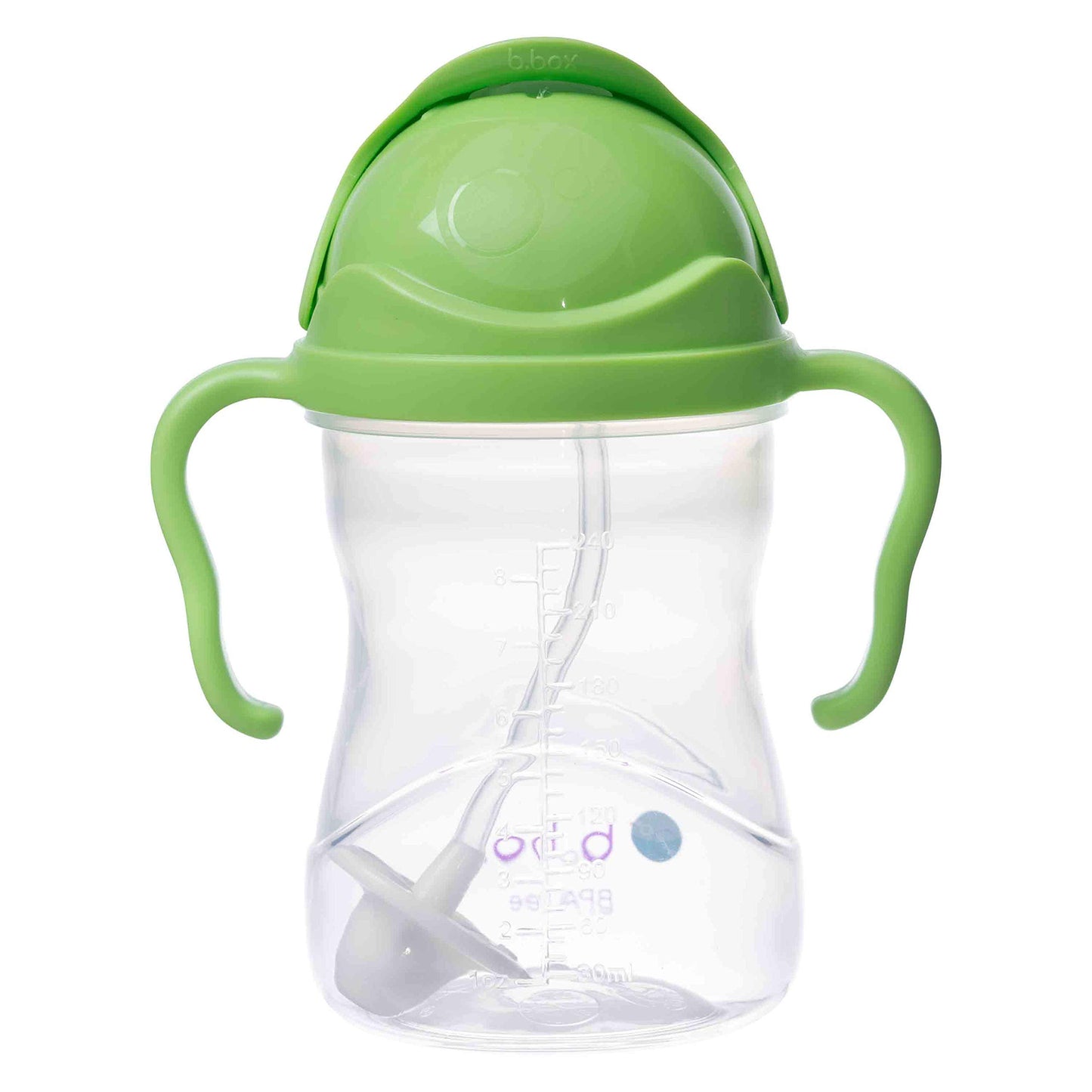 box Sippy Cup with Weighted Straw. Drink from any Angle, Leak Proof, Spill Proof, Easy Grip. BPA Free. For Babies 6m+ to Toddler
