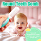 Baby Hair Brush And Comb Set, 4Pcs Baby Soft Bristles Hairbrush Cradle Cap Brush Hair Comb For Newborns Toddlers Boys Girls (Gre
