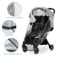 Clear Stroller Rain Cover, Universal Travel Weather Shield Breathable Baby Stroller Rain Cover For Windproof, Waterproof, Protec