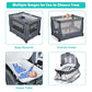 BABY JOY 5 in 1 Pack and Play, Portable Nursery Center Baby Playard w/Bassinet & Diaper Changing Table, Infant Bassinet Activity