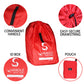Slynnar Car Seat Travel Bag For Airplane - Gate Check Bag Fits Convertible Car Seats, Infant Carriers & Booster Seats, Red Upgra