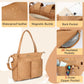 Miss Fong Leather Diaper Tote Backpack - Large Diaper Bag With 11 Organizers, Changing Pad, Stroller Straps, 4 Insulated Pockets