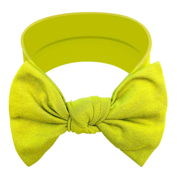 Babygiz Baby Girl Headbands-Infant,Toddler Cotton Handmade Hairbands With Bows Child Hair Accessories (Pistachio Green)
