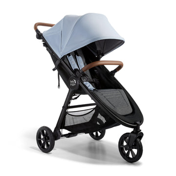 Baby Jogger City Mini GT2 Single Stroller Eco-Friendly Series Slate Fog Four-Way Use with Infant Car Seat Adapters Included