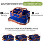 Baby Diaper Caddy Organizer Large With Shoulder Strap | Trendy Navy Blue Portable Nursery Storage Bin - Premium Quality Tote Bag