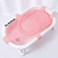 Baby Bath Support Mesh Pad Newborn Bath Tub Seat Net Non-Slip Baby Tub Mat Floating Bathtub Seat Cushion Adjustable Pillow for B