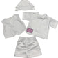 Igirldress Baby Toddler Boys Christening Short Sleeve Set 4T
