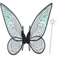 Quescu Fairy Wings For Adults,Butterfly Wings For Girls,Angel Wings,Fairy Costume For Women Halloween Dress Up Party Favor (Blac