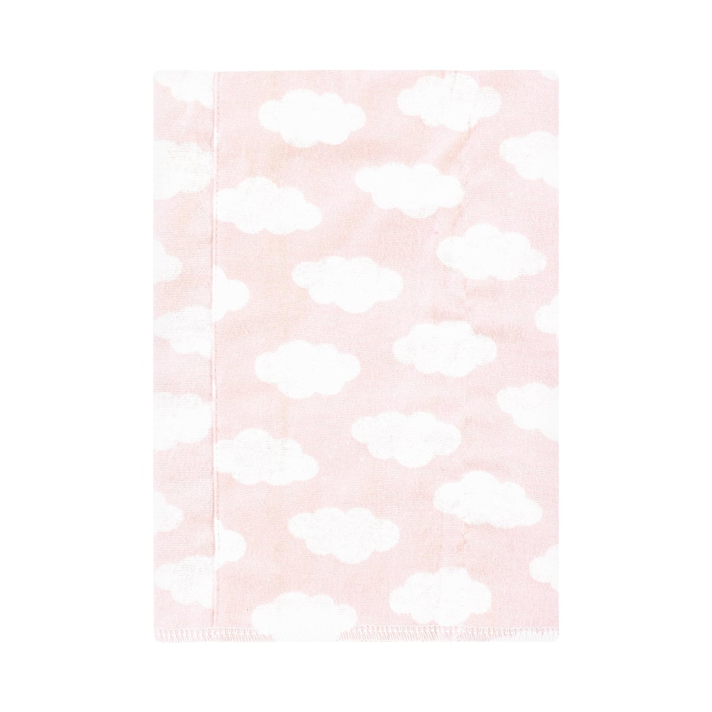 Hudson Baby Unisex Baby Cotton Flannel Burp Cloths, Unicorns Rainbows 4 Pack, One Size