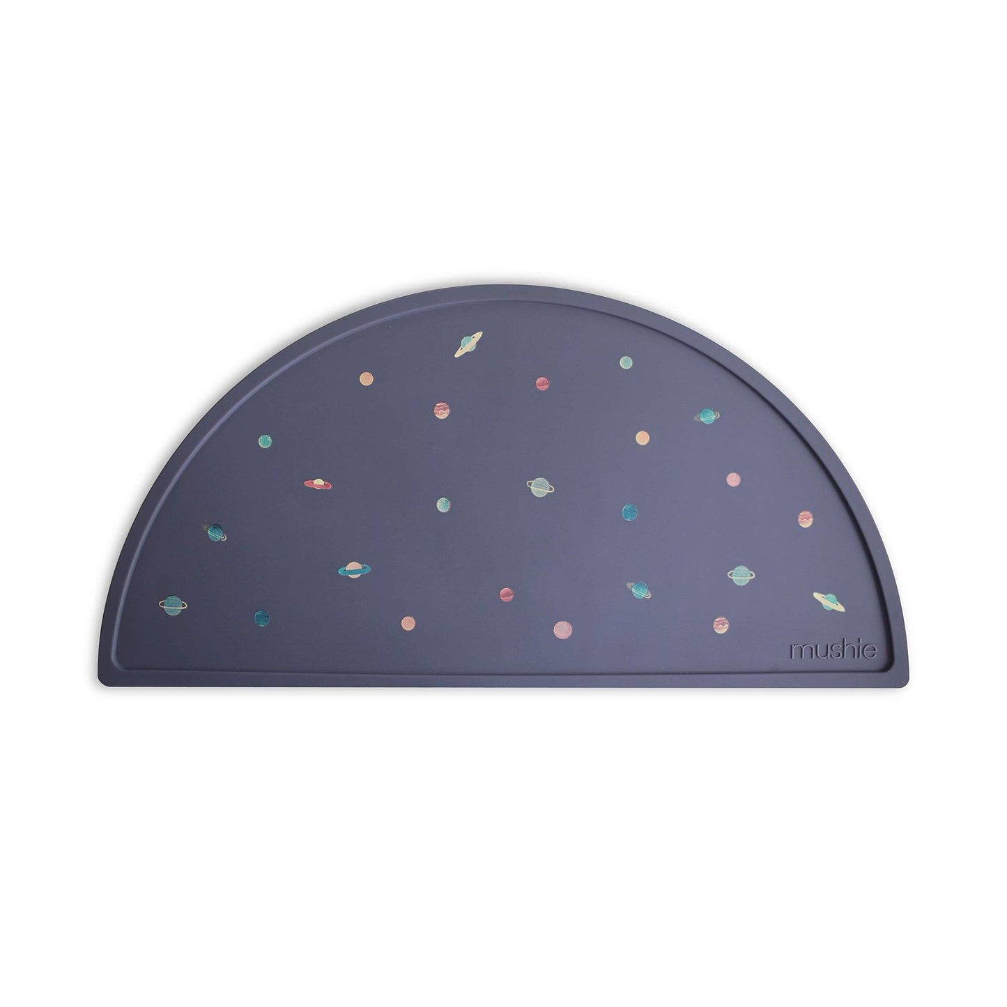 Mushie Silicone Placemat For Kids  Bpa-Free Non-Slip Design (Planets)