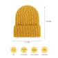 Newborn Baby Wool Hat Cap Turban Toddler Warm Hat Kids Baby Cap Set (Yellow+Green)