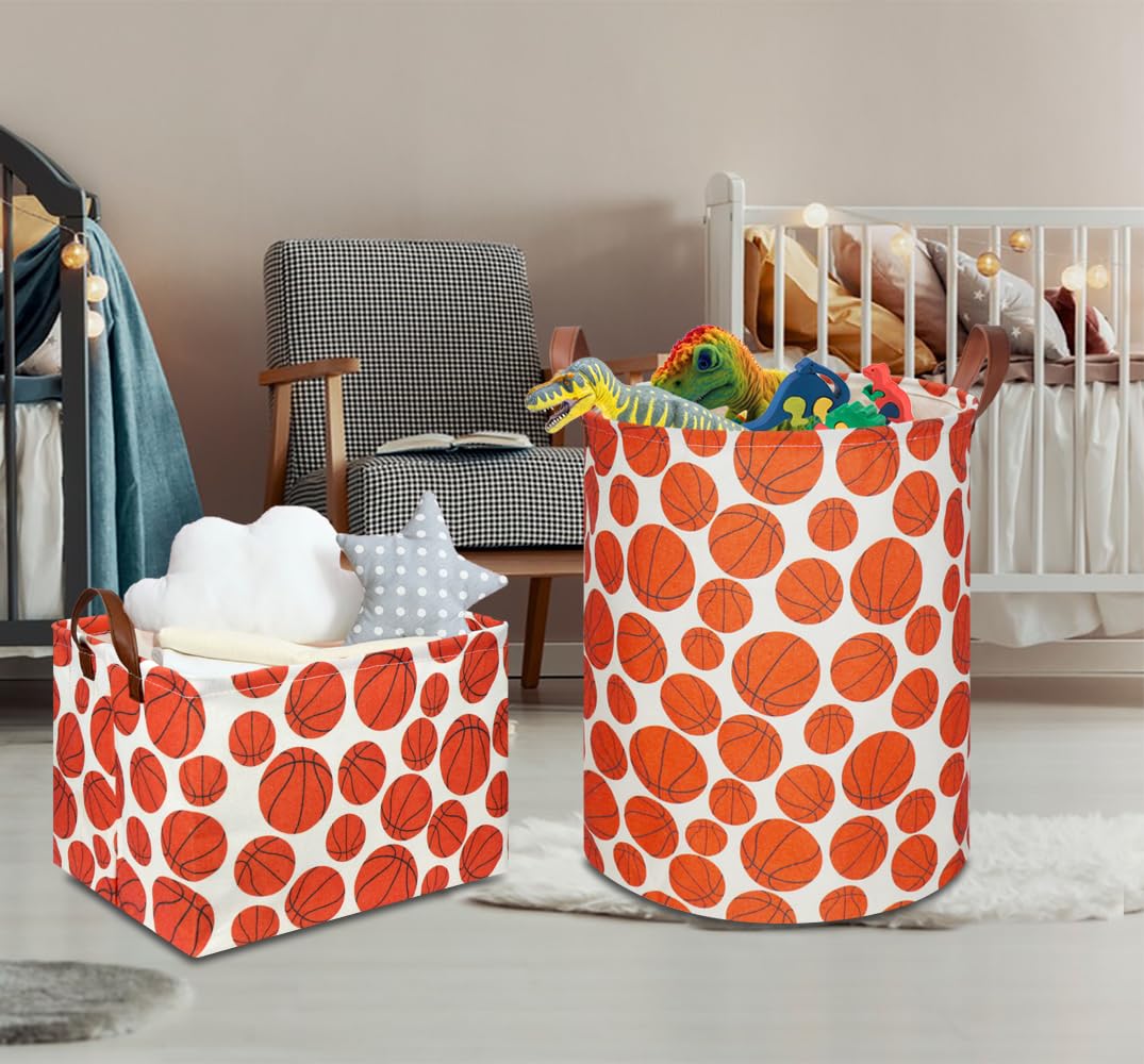 Ntaohamper Kids Laundry Hamper,Baseball Laundry Basket,Baby Boy Nursery Hamper,Waterproof Storage Bin For Bedroom,Clothes Organi