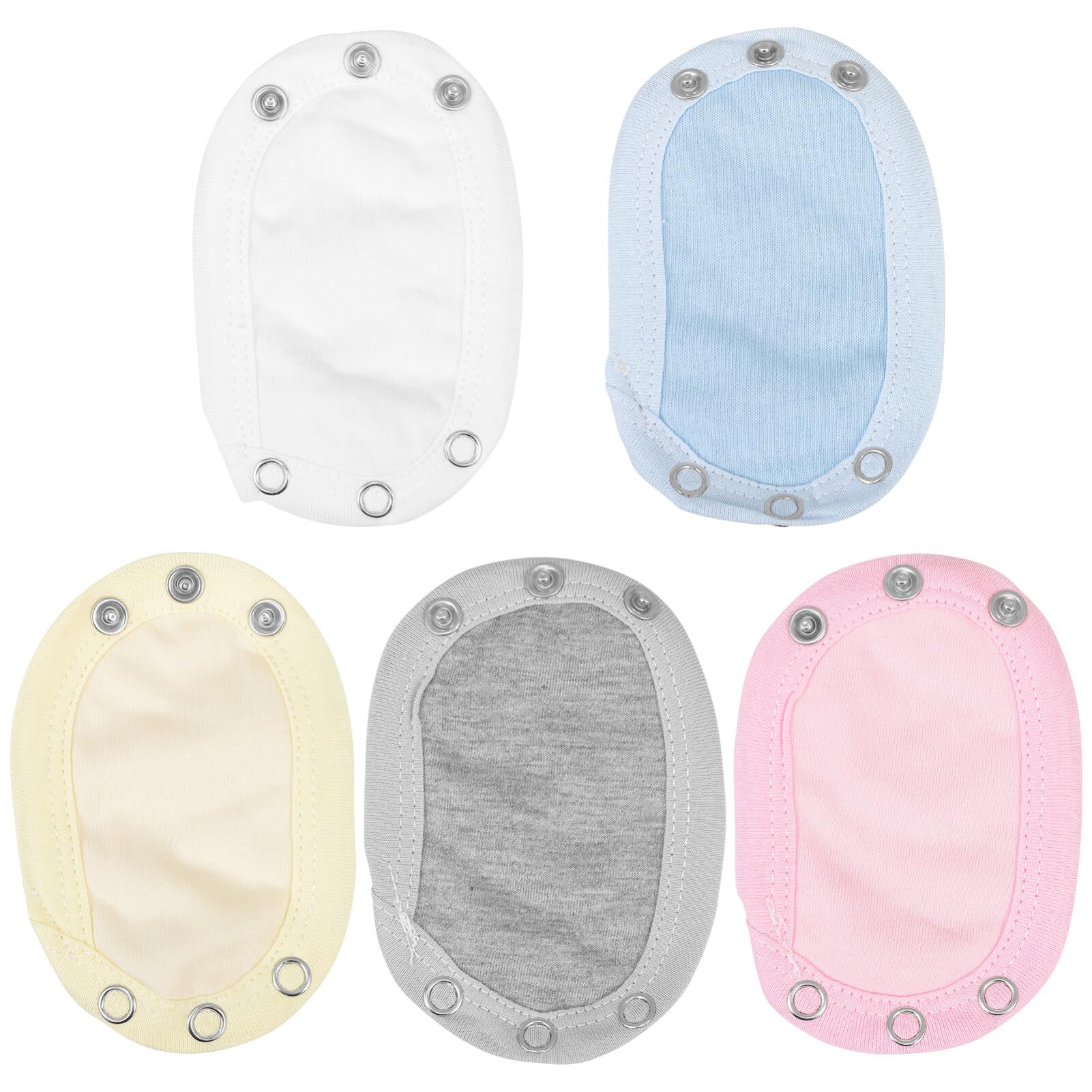 Packove 5 Pcs Bodysuit Extender Snap Onesie Extenders Baby Bodysuit Ex – Cutebab WBBAPB0CN4CXVJN