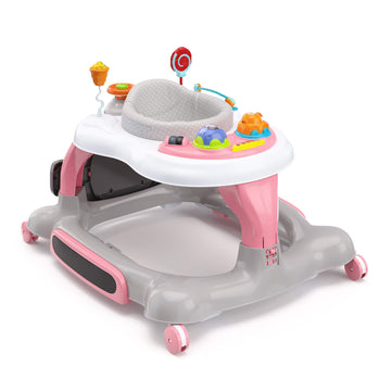 Storkcraft 3-In-1 Activity Walker And Rocker With Jumping Board And Feeding Tray, Interactive Walker For Toddlers And Infants, P