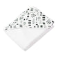 HonestBaby unisex baby 2-Pack Organic Cotton Hooded Towels Bandana, Pattern Play, One Size US