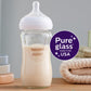 Philips Avent Natural Glass Baby Bottles With Natural Response Nipples (Medium Flow, Flow 3), 8Oz, 4-Pack, Scy913/04