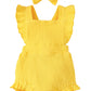 Fullfamous Infant Baby Girl Clothes Outfits Romper Spring Summer Clothing Onesie Bodysuit Jumpsuit Ropa De Bebe Nia Yellow 0-3 M
