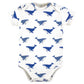 Touched By Nature Unisex Baby Organic Cotton Bodysuits, Mystic Sea Creatures, 12-18 Months