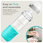 Mason Bottle Baby Glass Bottle & Breastmilk Storage Glass Set (8Oz & 4Oz, 4-Pack) - Bpa Free, Non Toxic Glass Feeding Bottles Fo
