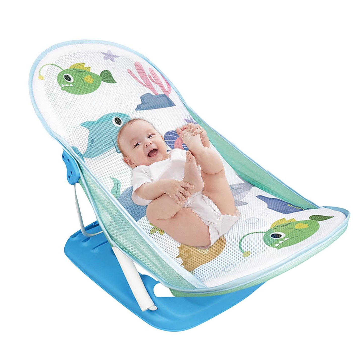 Foldable Toddler Bather - Bathtub Foldable Toddler Bath Bather Seat | Foldable Baby Bather with Bath Stand | Toddler Folding Sho