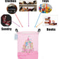 Langyashan Storage Bin, Canvas Fabric Collapsible Organizer Basket For Laundry Hamper,Toy Bins,Gift Baskets, Bedroom, Clothes,Ba