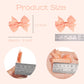 C  Llot Hair Clips For Baby Girls - 60 Tiny 2' Fully Covered Bows Barrettes For Infants And Toddlers