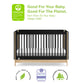 Gap Babygap Tate 4-In-1 Convertible Crib - Greenguard Gold Certified, Ebony/Natural