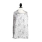 Boppy Nursing Cover for Breastfeeding, Gray Ferns, Apron Style with Storage Pocket, Rigid Neckline to See Baby While Feeding, an