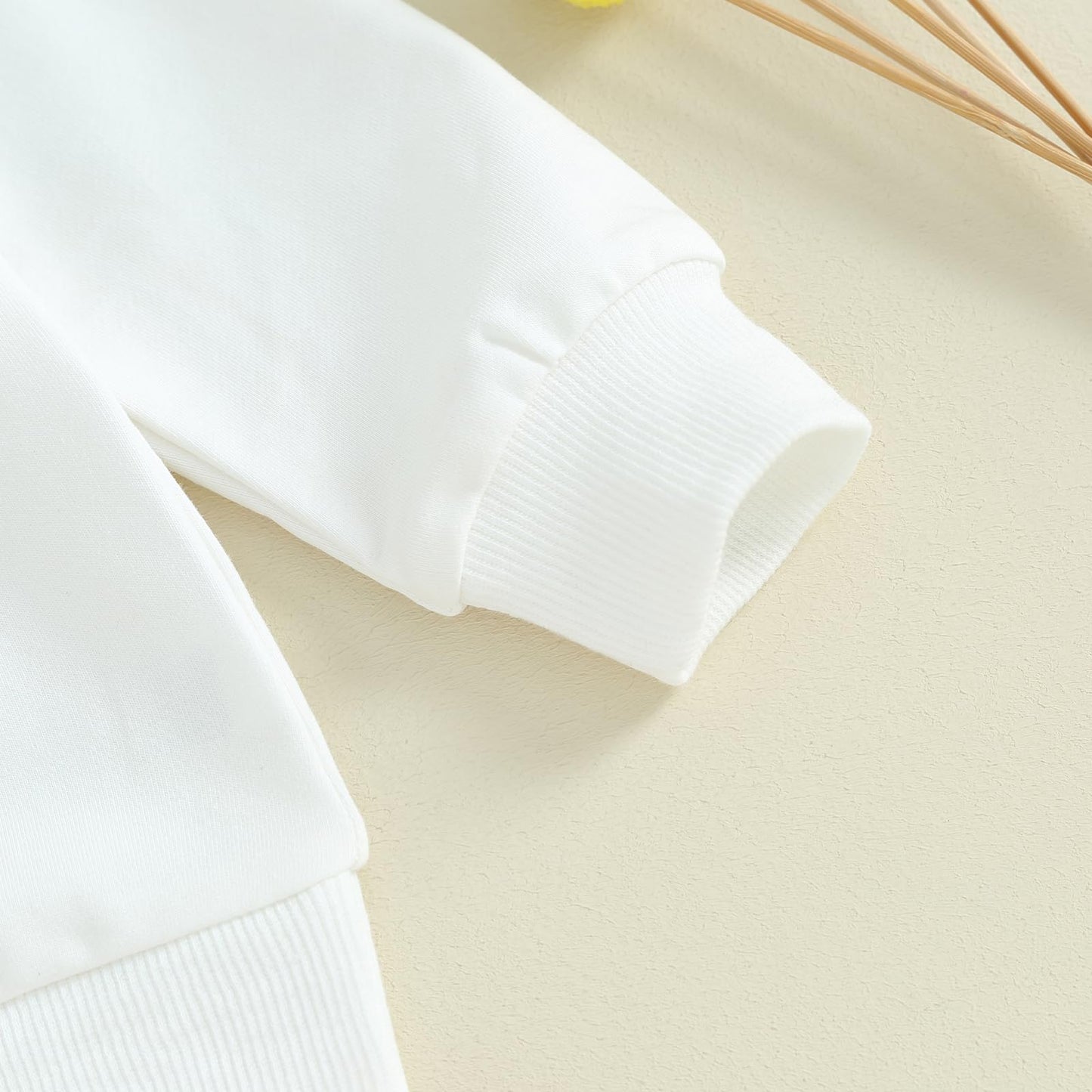 Goocheer Infant Valentine 'S Day Toddler Baby Boy Girl Outfit Long Sleeves Hoodie Top Pants Valentines Day Clothes (White, 6-12