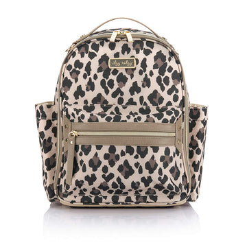 Itzy Ritzy Mini Diaper Bag Backpack - Chic Mini Diaper Bag with Changing Pad, 8 Total Pockets (4 Internal and 4 External), Grab-