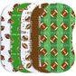 Spriggenix 5 Pack Football Sport Burp Cloths Baby Boys Girls with Football Pattern, Large Cotton Burp Rags for Newborns Gifts Nu