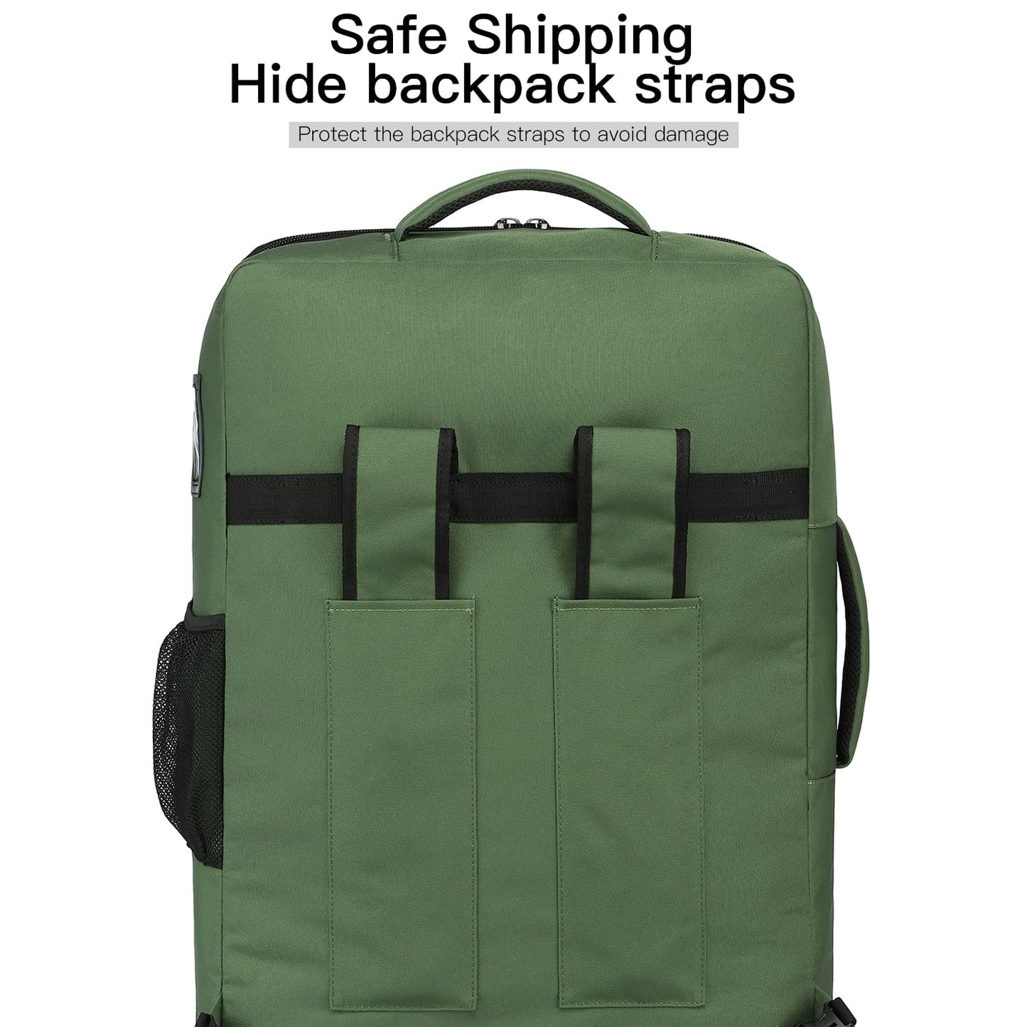 Tuguan Car Seat Travel Bag For Airplane With Spinner Wheels, Infant Car Seat Bags For Air Travel With Hard Bottom, Padded Car Se