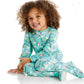 Simple Joys by Carters Toddler Girls 3-Pack Loose Fit Flame Resistant Polyester Footed Pajamas Sleepwear, giraffe/rainbow/flor
