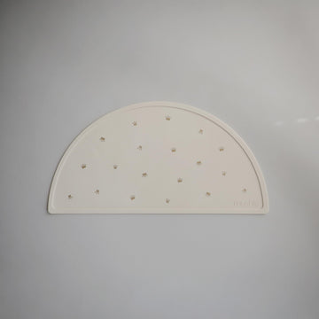 Mushie Silicone Placemat For Kids | Bpa-Free Non-Slip Design (Crowns)